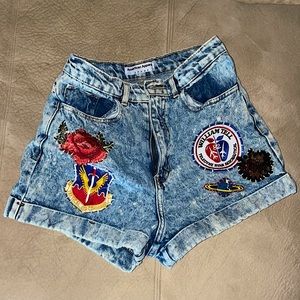 Baggy blue shorts. Size 30. American Apparel Jeans.